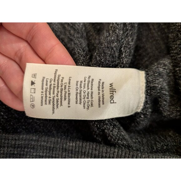 ARITZIA Wilfred Diderot Cocoon Oversized Open Cardigan in Heather Grey size S - Picture 9 of 10